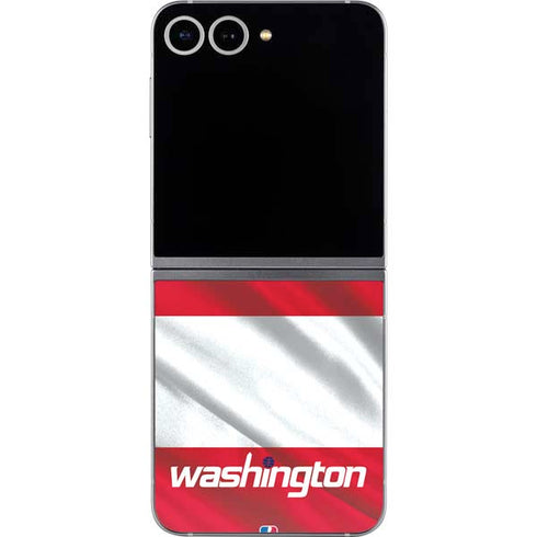 NBA Washington Wizards Away Jersey Galaxy Z Flip6 Skin